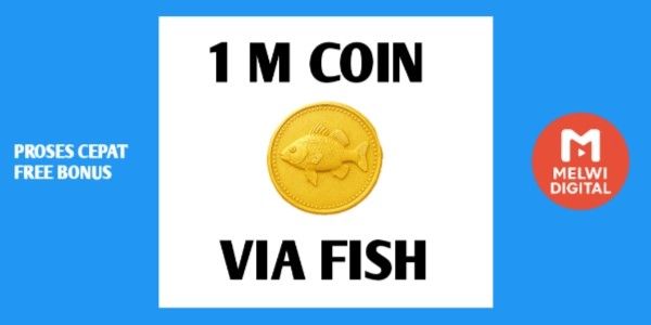 1m coin - fish it!