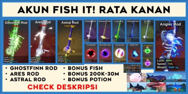 ACCOUNT FISH IT! RIGHT FLAT | RBL FISH IT!