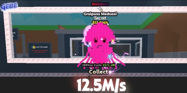 Rainbow Graipuss Medussi 12.5M/s (Secret) | Steal A Brainrot