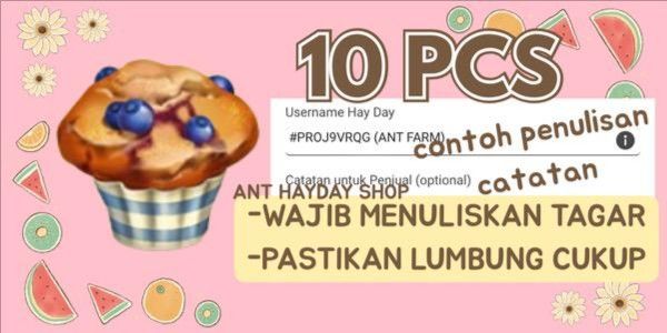 10 pcs Blueberry Muffin - Food Hayday
