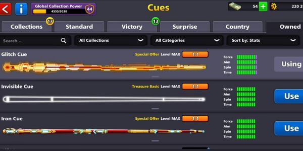 Akun 3 Cue Max + Pool Pass Exclusive Cue