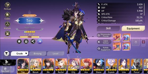 [Mid game]Teo, Biscuit, Rin, Pascal, Espada, Shane