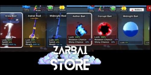 Akun Fish It! | Akun Starter Ares Rod, Aether Bait