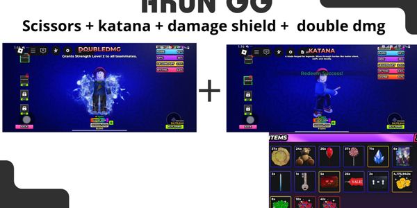Hunty Zombie - SCISSORS + KATANA + DAMAGE SHIELD + DAMAGE SHIELD - Akun - Account