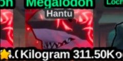 Megalodon Shark Mutation Ghost ~ Fish it!