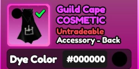 Accessories Guild Cape 00 Hex (SUPER RARE)
