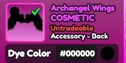 Accessories Archangel Wing Hex 00 (VERY RARE)