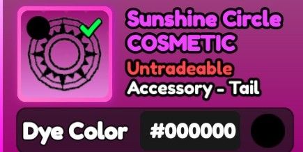 Accessories Sunshine Circle Hex 00 (VERY RARE)