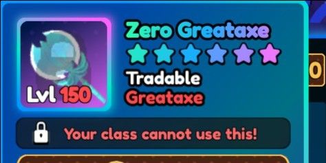 Perfect Zero Axe (Attack Up, Burn Chance, Vampiric)