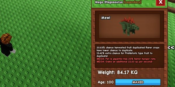 Mega Titan Stegosaurus | Grow A Garden