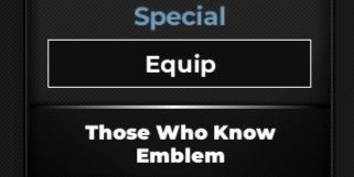 Those Who Know Emblem