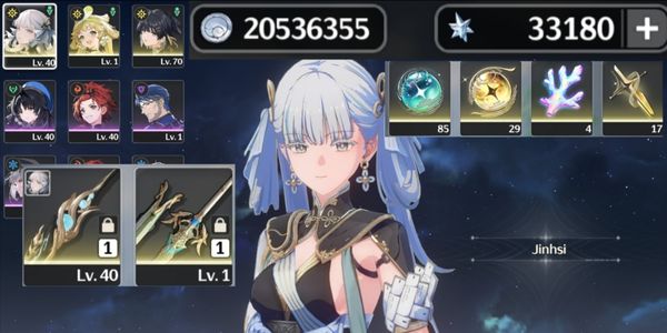 100% READY | SEA | Jinshi + Sign | Asterite and Resource According to Screenshot | Instant Delivery #649