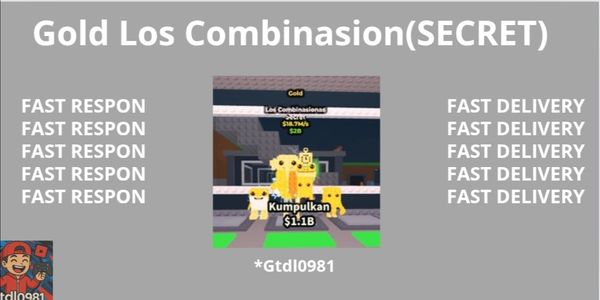 Gold The Combination (SECRET) -STEAL A BRAINROT