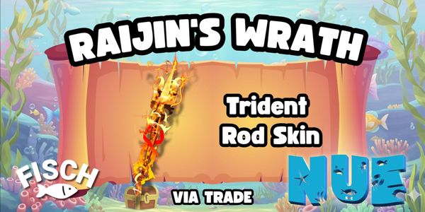 Raijin's Wrath - Trident Rod Skin - Limited Skin