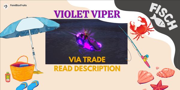 Violet Viper Boat