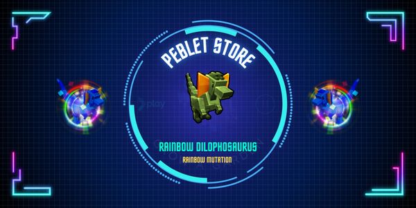 Rainbow Dilophosaurus | Rainbow Mutation | Mutasi Rainbow