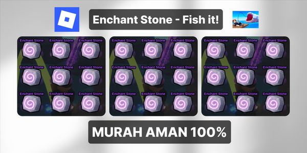 ENCHANT STONE, WIZARD STONE GAME RBL FISH IT!