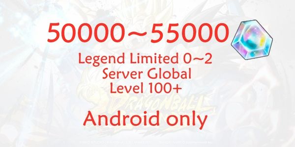 Account Dragon Ball Legends Global Android DBL-2