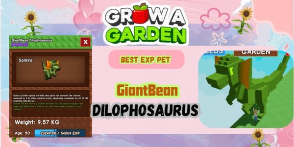 GiantBean Dilophosaurus – Best Exp Pet Grow A Garden