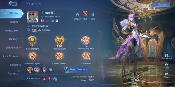 CHEAP ML ACCOUNT | BENED COVENANT | MANY SKINS | MAX EMBLEM | GLORY