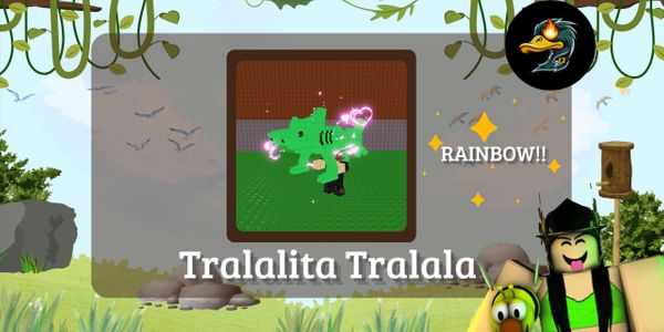 Tralalita Tralala RAINBOW 1M/s (Brainrot God) - Steal A Brainrot