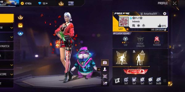 Free Fire OLD Account 7 Years Old (8Digit ID)