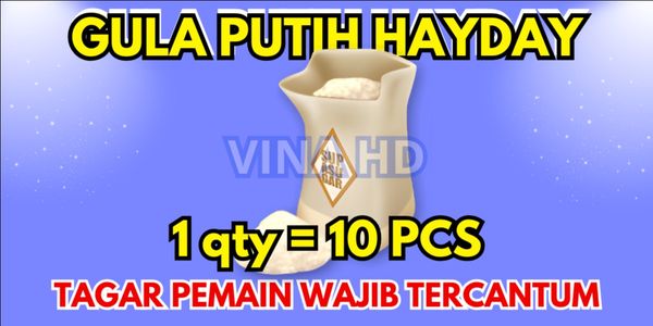 White Sugar Hay Day - 10pcs