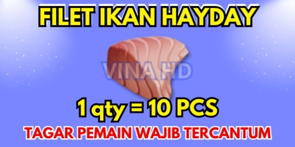 Hay Day Fish Fillets - 10pcs