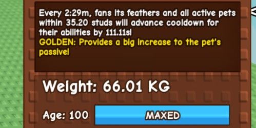 Semi Titan / Huge Peacock | Grow A Garden