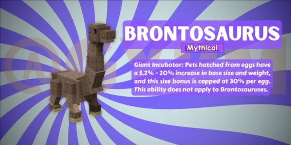 Brontosaurus | Pets | Grow A Garden