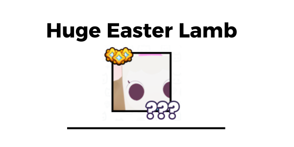 Huge Easter Lamb