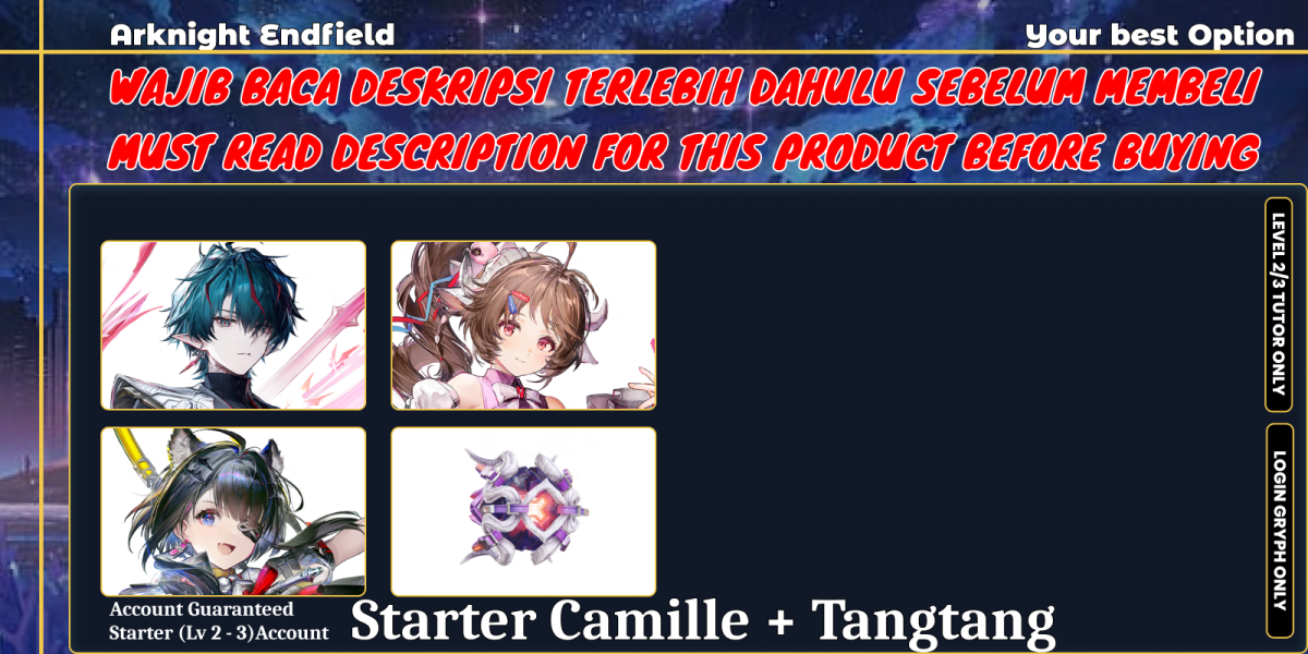 [NA] Starter Lv2 | Camille + Tangtang + Ardelia Sign | No Outlook | NaCamTan | MUST READ DESK!