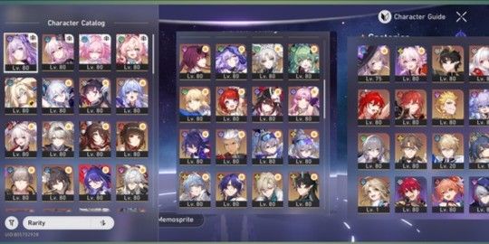 PERSONAL ACCOUNT USERUNSET END GAME ALLCLEAR, 66 CHARACTERS, 20 SIGNATURE LIGHTCONES, HIMEKO NOVA PREMIUM, PREMIUM SIWO, PREMIUM CASTO, PREMIUM DOT, PREMIUM BREAK ETC.