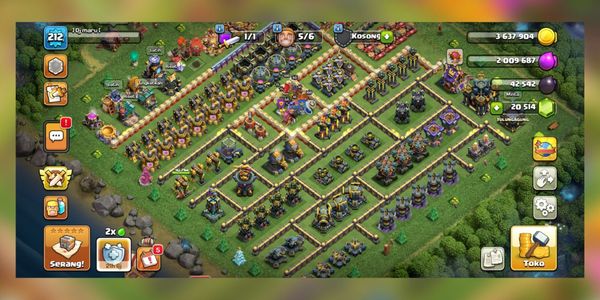 TH 17 MAX | HERO 100-100-47-64-40-13 | 20,000+ GEMS | ALL DEFENSES MAXED | 11 EPIC GEAR