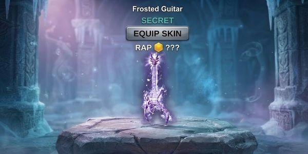 Frosted Guitar