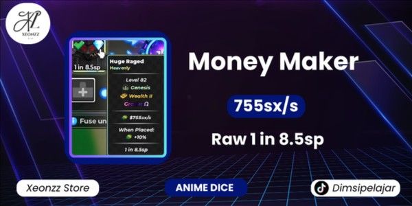 Anime Dice - Generatore di soldi 755sx/s