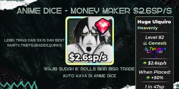 Anime Dice - Money Maker $2.6sp/s Unit