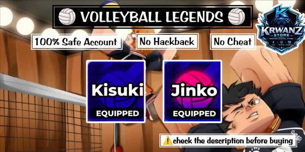 계정 Volleyball Legends || Kisuki + Jinko