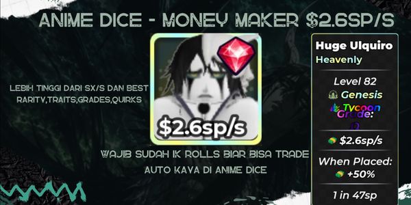 Anime Dice - Money Maker Unit