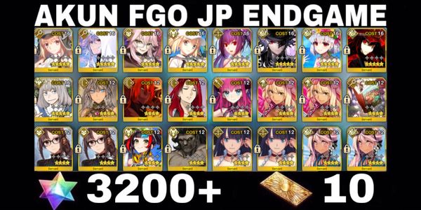 حساب SQ FGO JP Monte Cristo+دعم رباعي+SSR مجاني