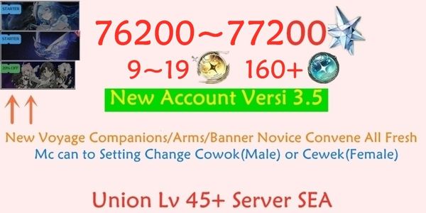 Reroll Account READY GACHA Starter [SEA] - 1
