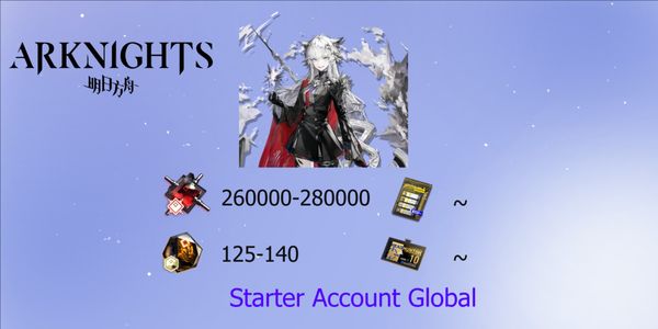 Account reroll Lappland the Decadenza [Globale]