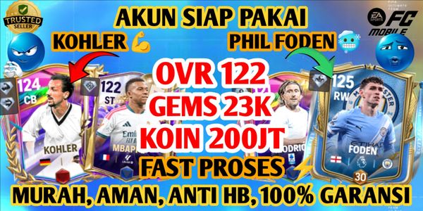 READY TO USE FC MOBILE ACCOUNT