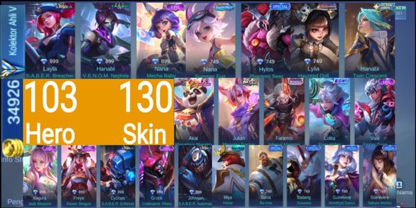 حساب GG Mobile Legends عرض خاص رخيص (#94)