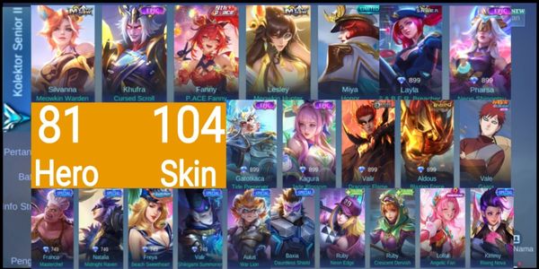 حساب GG Mobile Legends عرض خاص رخيص (#39)