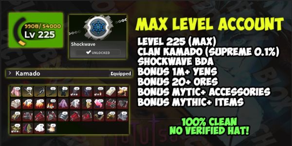 Account MAX Level Meta | Slayers 2