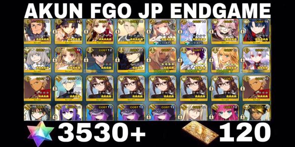 حساب SQ FGO JP مزدوج إريشكيجال+دعم+SSR