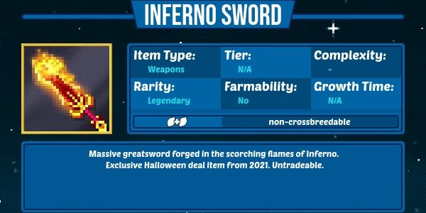 Inferno Sword | Pixel Worlds