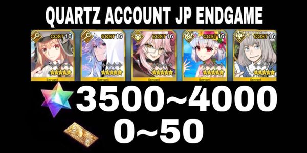 حساب SQ FGO JP دعم رباعي + SSR مجاني