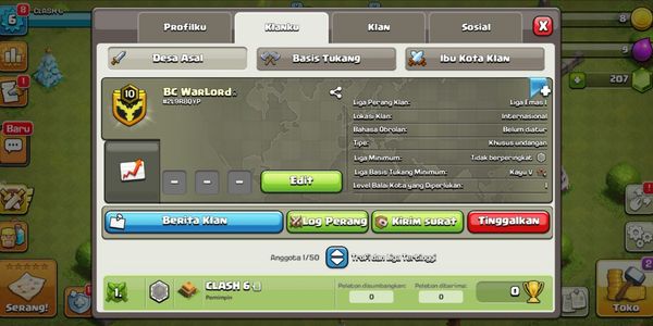Clan Level 10 GOOD CHEAP NICK